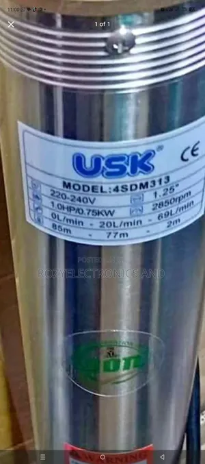 Durable Submassible Pump 1hp Usk