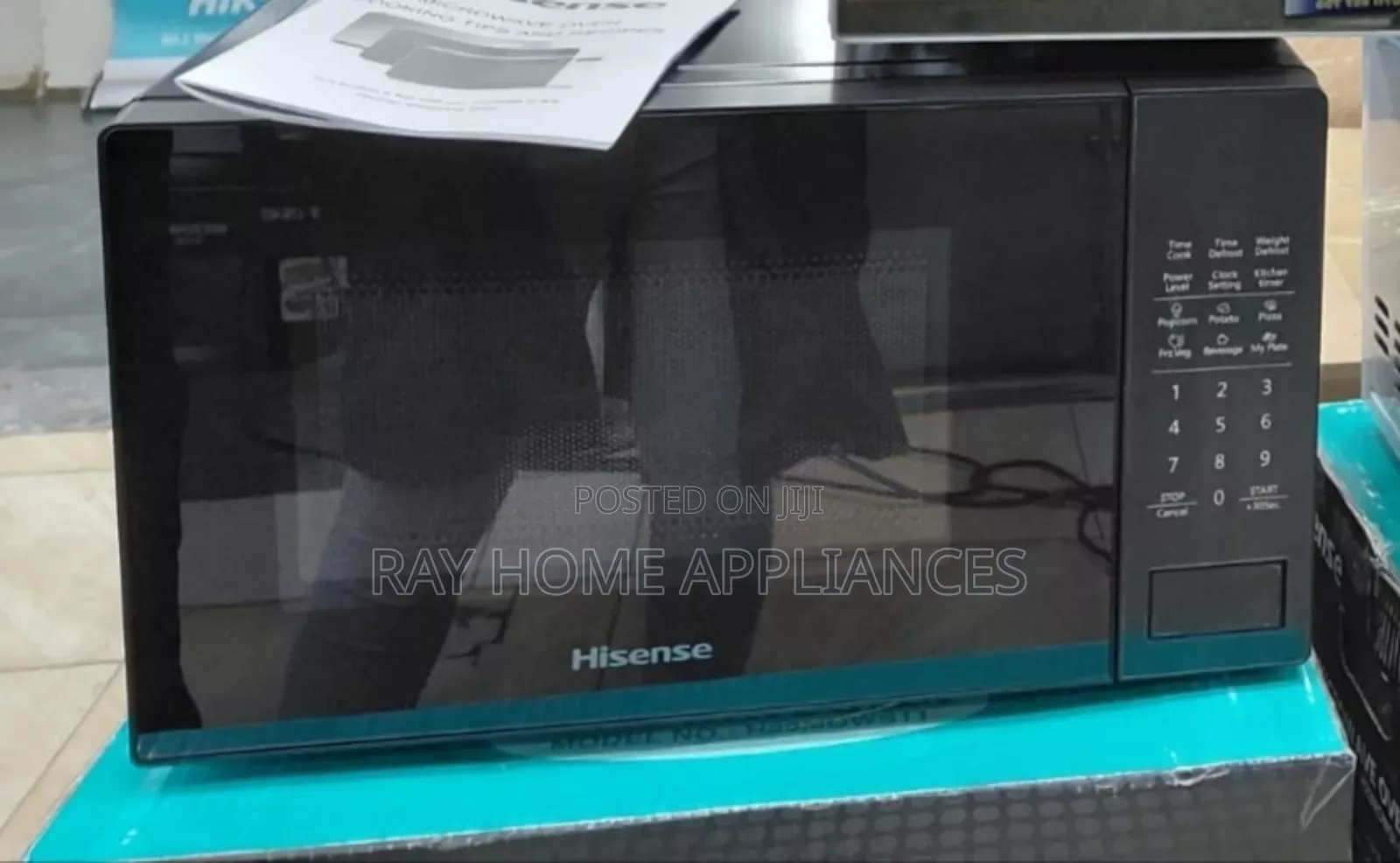Black 20litres Microwave