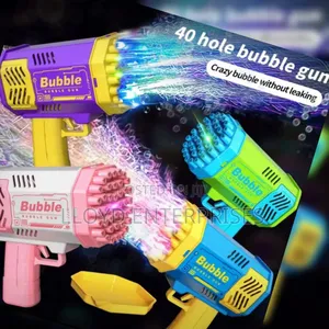 40 Holes Bubble Gun Electric Bubble Gun