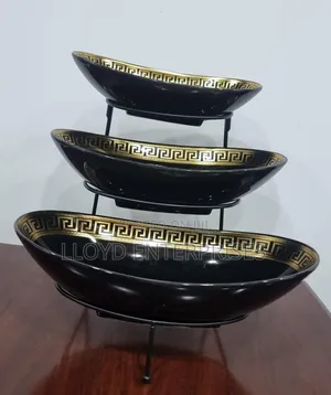 3pcs Ceramic Fruits Plates