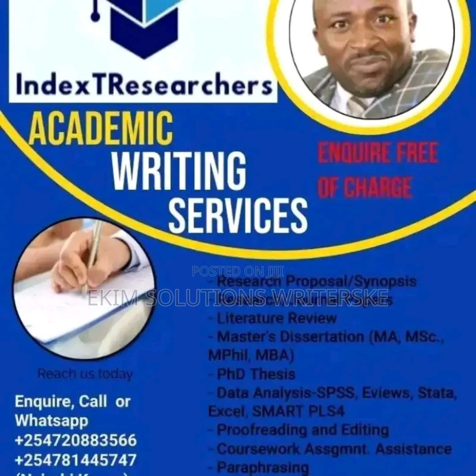 Research Consultant Thesis Proposal Masters and PHDS