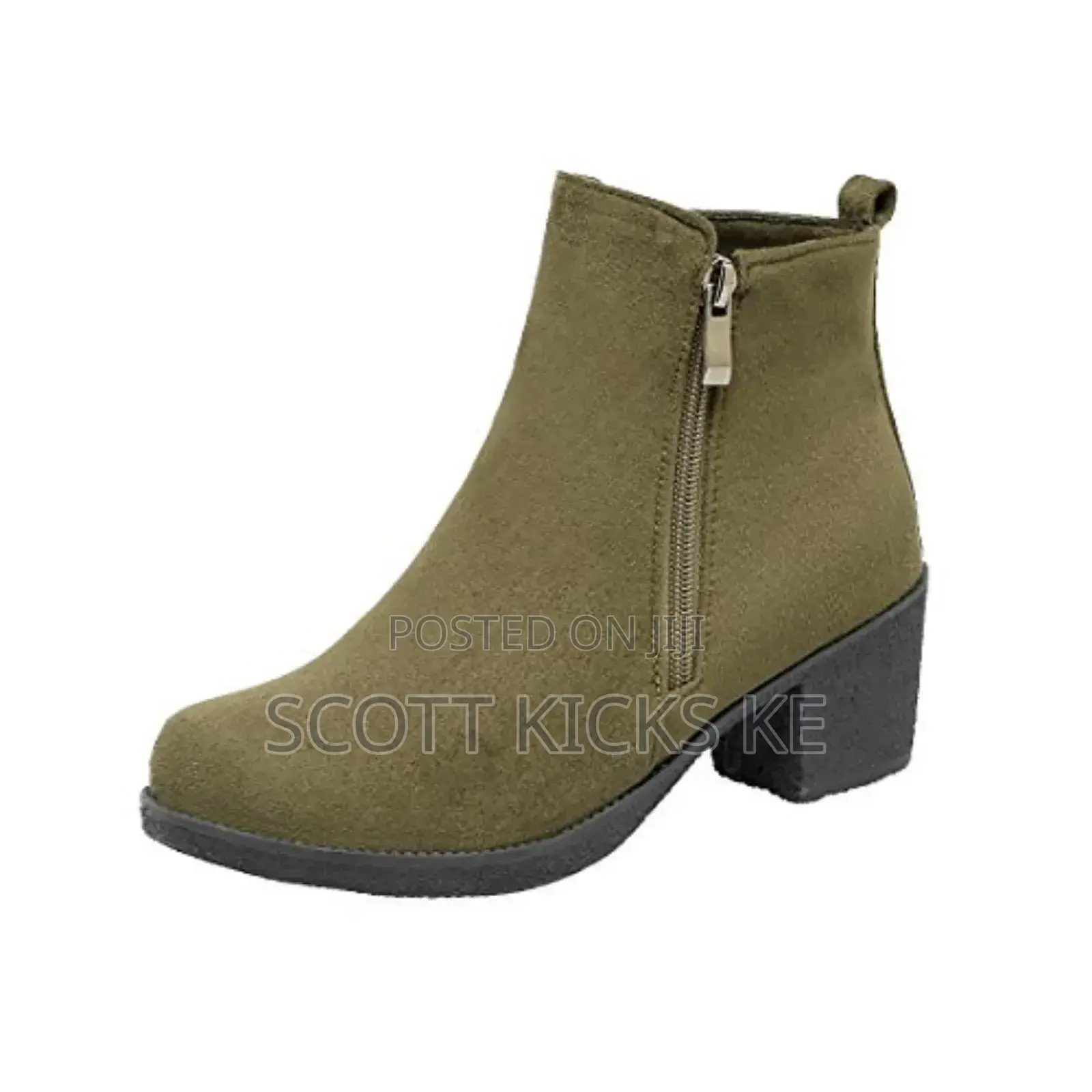 Short Ankle Ladies Chunky Boots