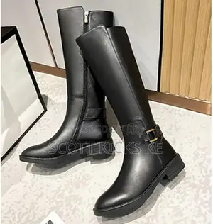 Ladies Leather Knee Boots