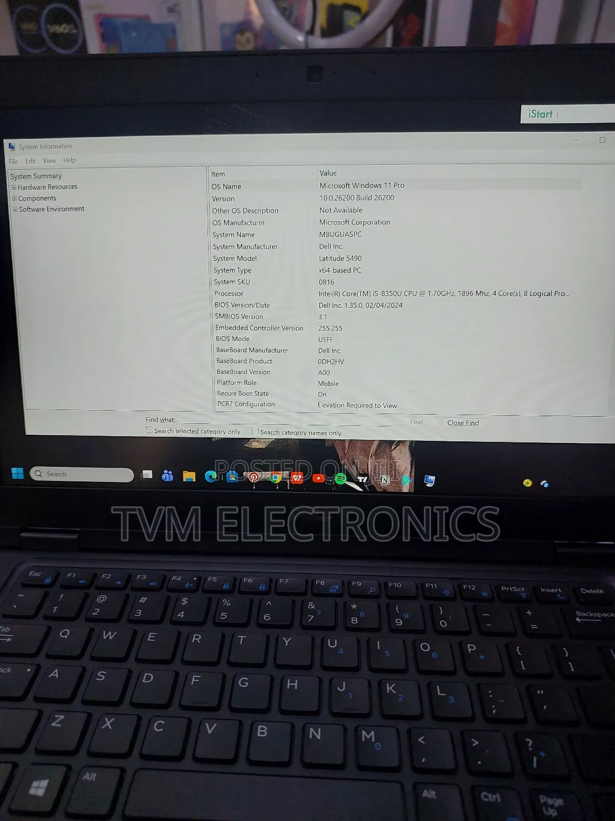 Laptop Dell Latitude 5480 8GB Intel Core i5 SSD 256GB