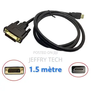 Hdmi to Dvi Adapter Cable, 24 + 1 Pin (1.5 Meters)