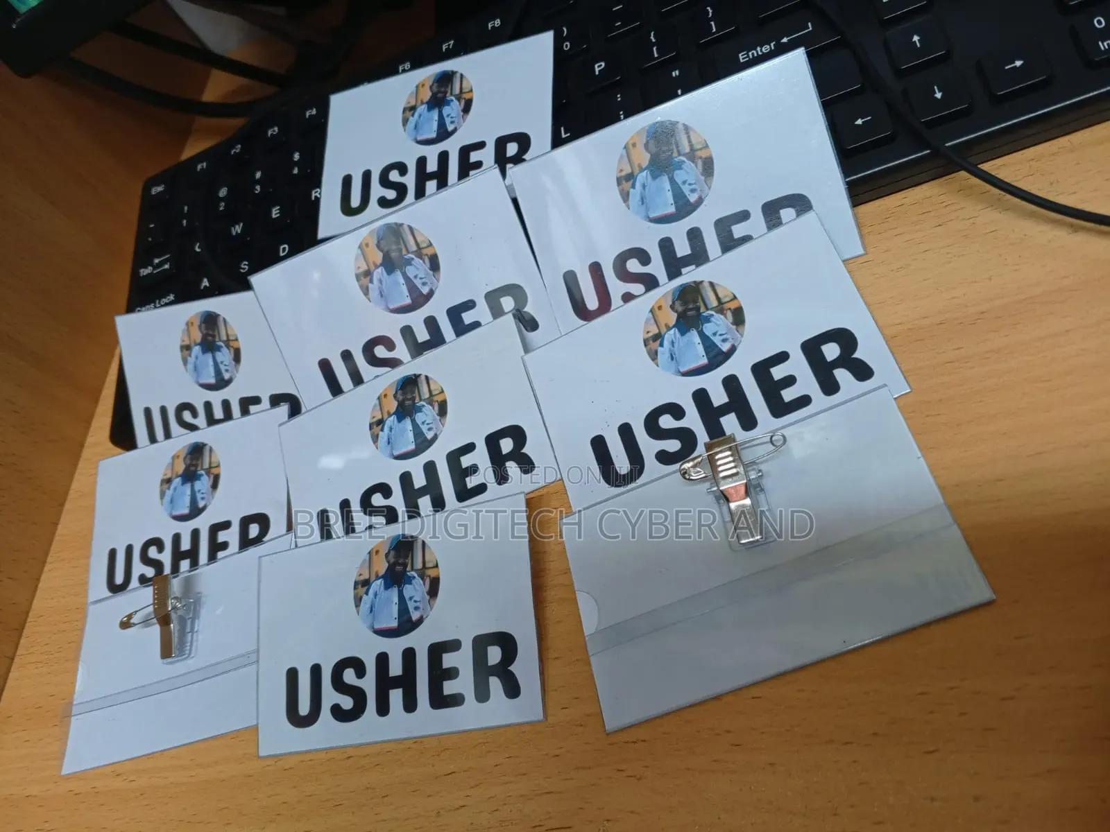 Usher Nametag