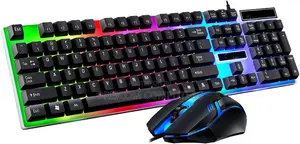 RGB Backlight Gaming Keyboard and Mouse, 2 in 1 Gaming Keyboard Mouse
