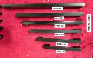 6018 Series Of Matte Black Cabinet And Furniture Pull Handles