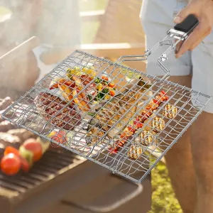 BBQ Grill Mesh Net Trud Basket Outdoor Roasting