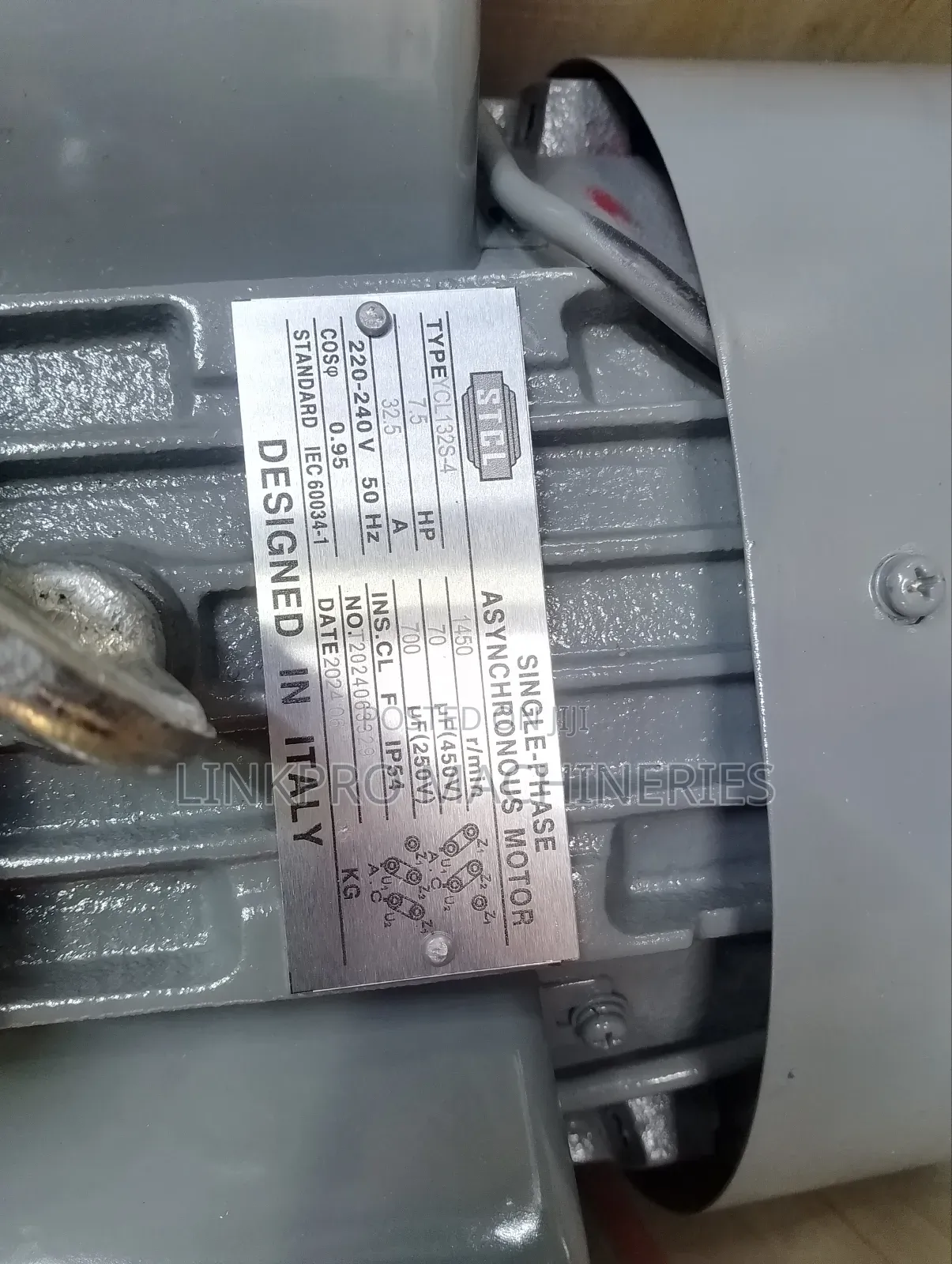 7.5hp STCL Single Phase Motor
