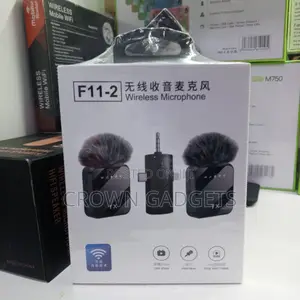 F11-2 Dual Transmitter Lavalier Mic 50m Range