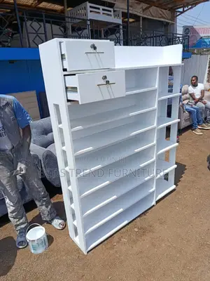White Modern Shoe Rack