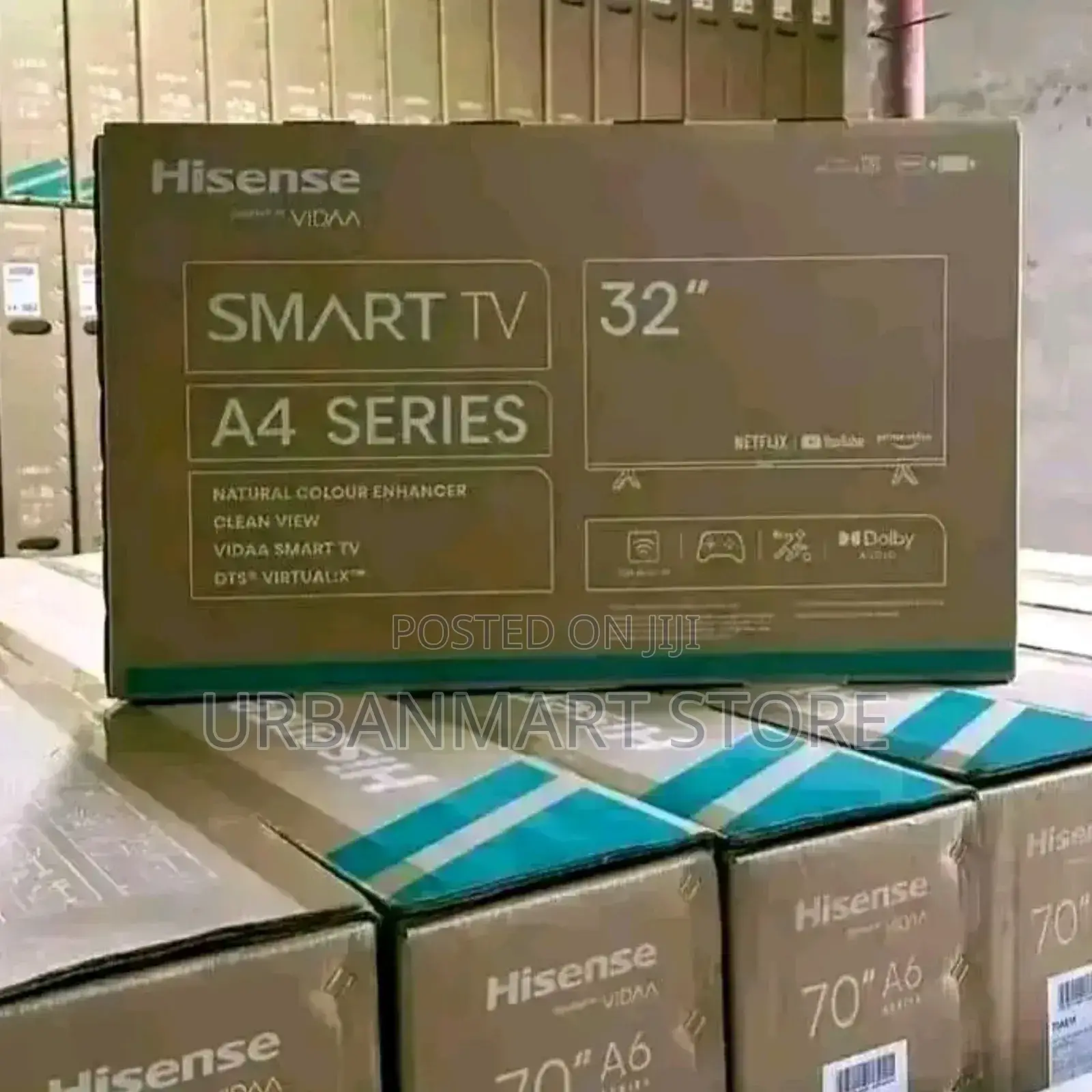 32′′ Hisense Android Qled Smart Tv – Crisp Display Streaming