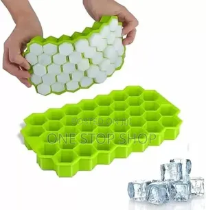 2pcs Silicone Ice Cube Maker Tray Top