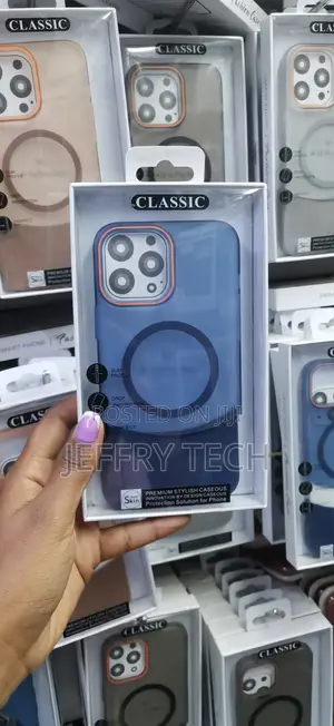 Blemi Magnetic for iPhone 13 Pro Max 2 in 1 Transluscent Case -Blue