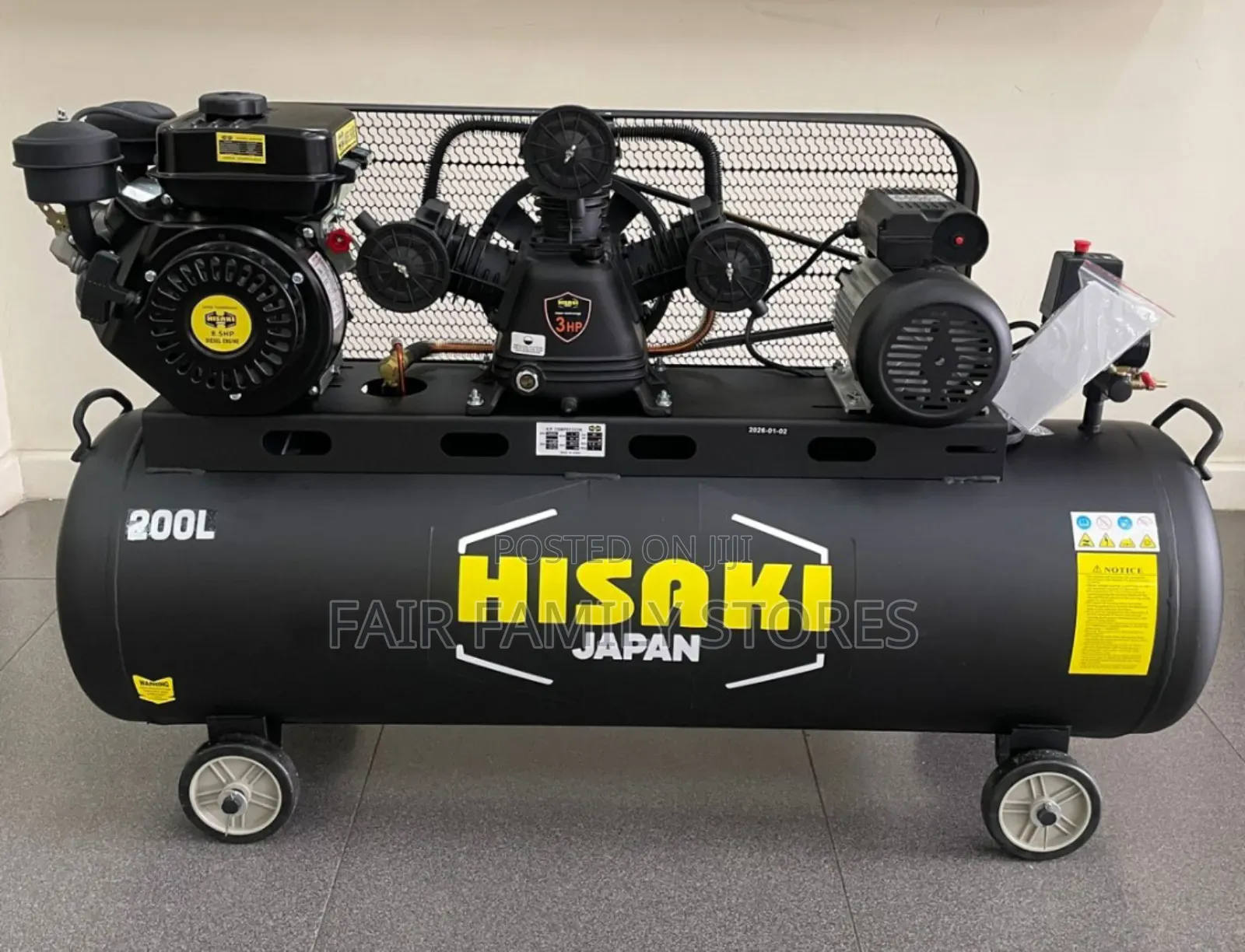 Hisak Diesel  Compressor 2in 1