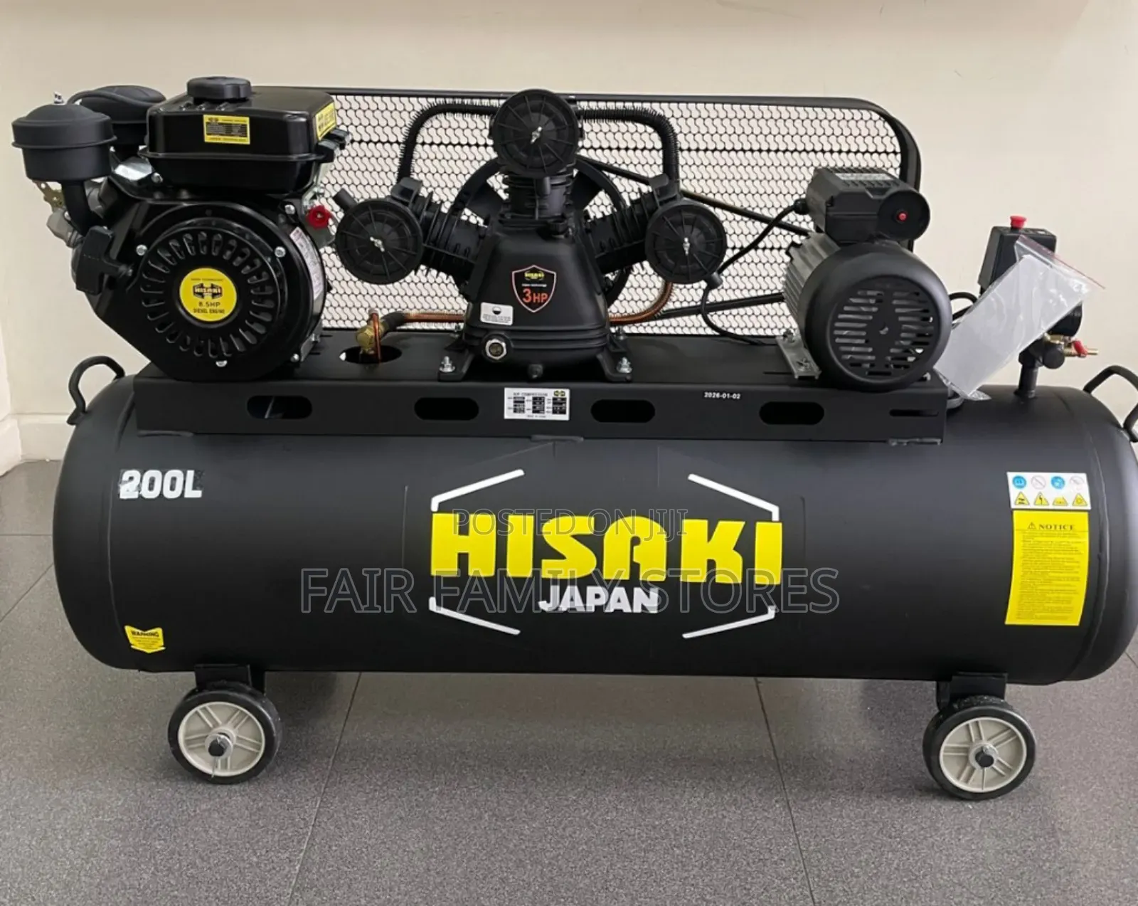 Hisak Diesel  Compressor 2in 1