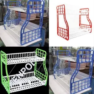 2 Layer Plastic Dish Rack.