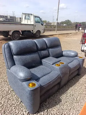 Two Seater Semi Recliner Sofa