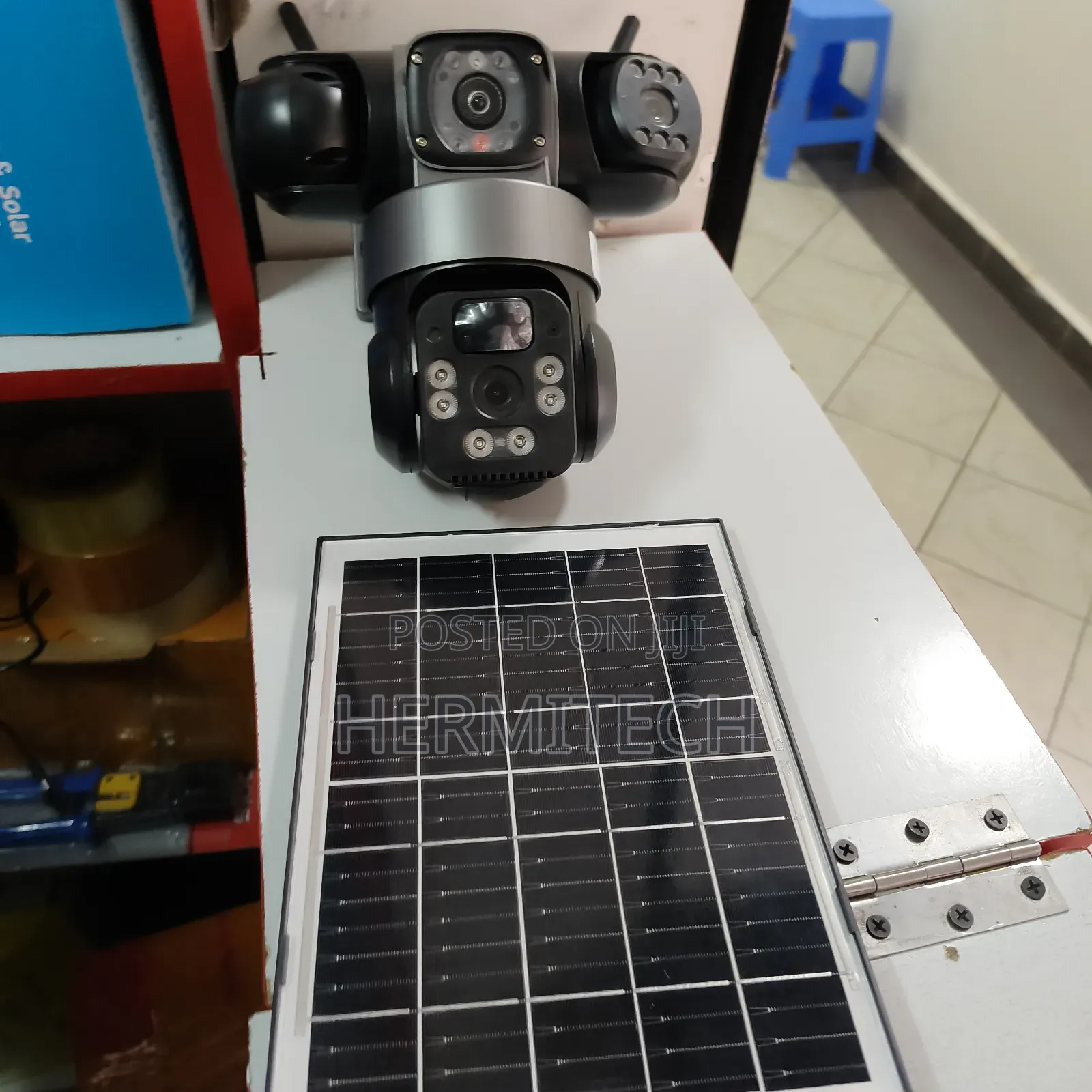 3lens 3 Screen PTZ Cameras 4g