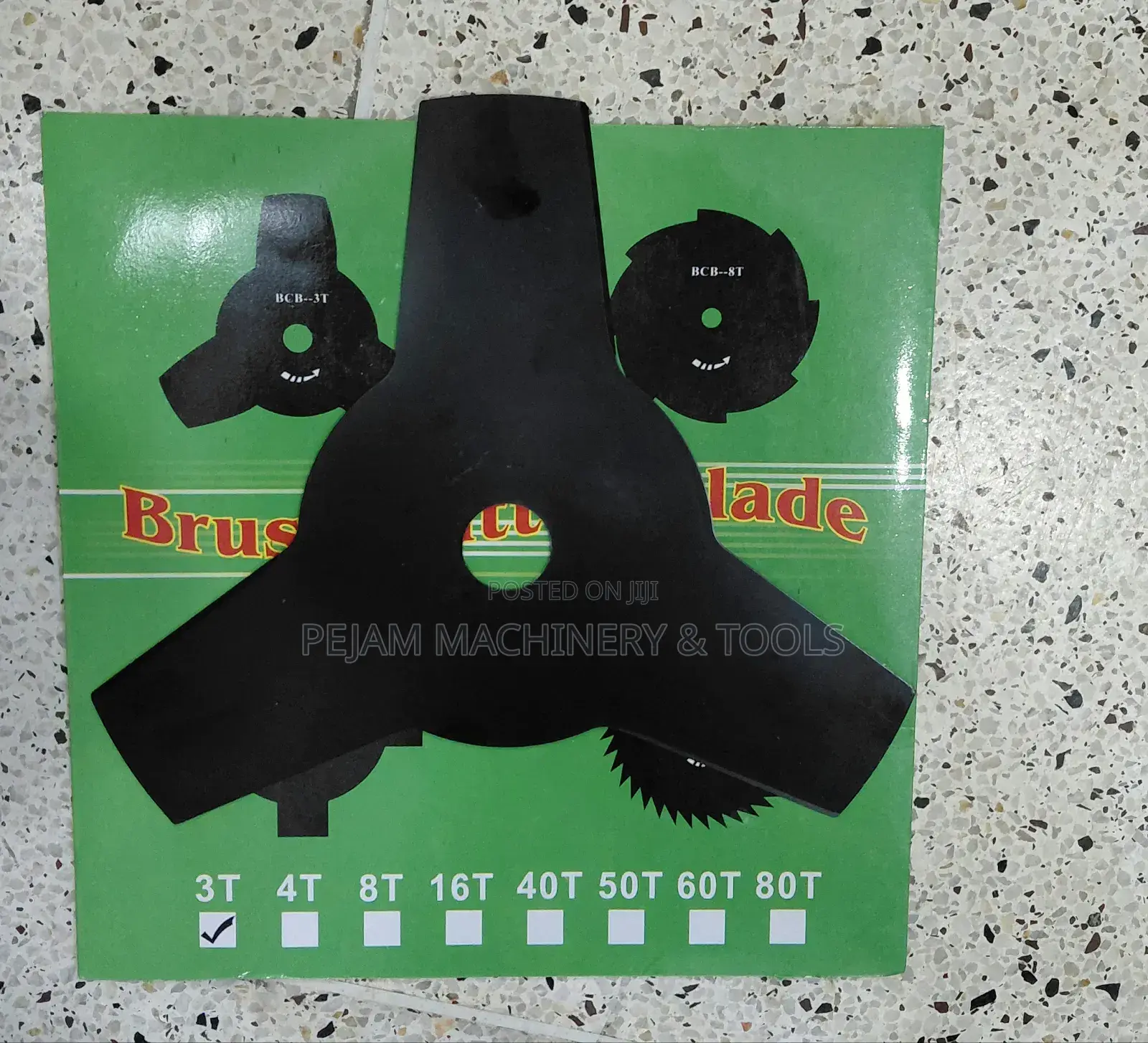 3-Tooth (3t) Brush Cutter Blade