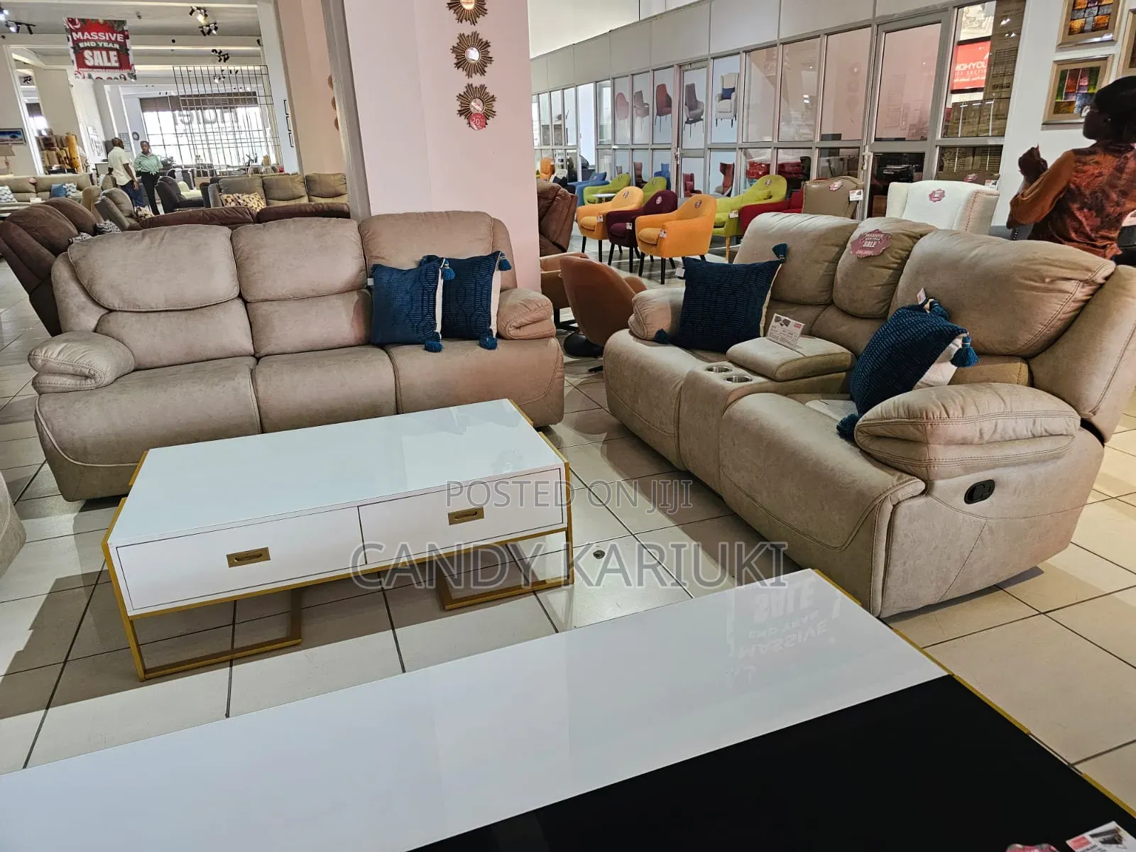 Royal Recliner Set (3 Plus 2)