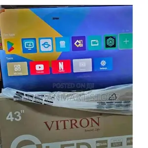Vitron 43′′ Qled Led Tv – Crisp Display, Smart Connectivity