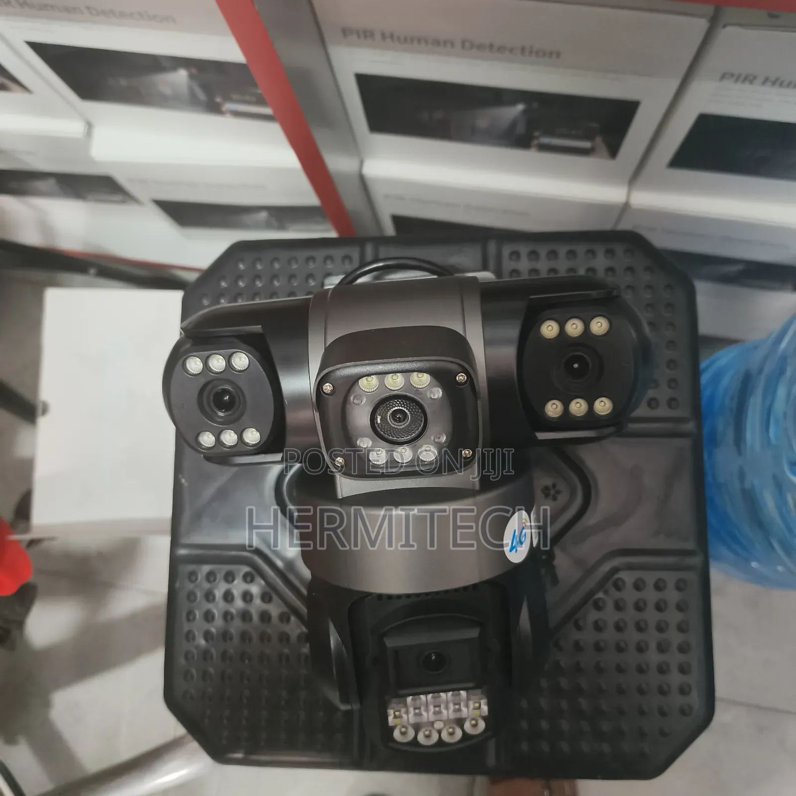 Triple Lens 4g Electric Model Surveillance Camera