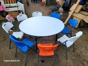 Foldable Event Table With Foldable Chair