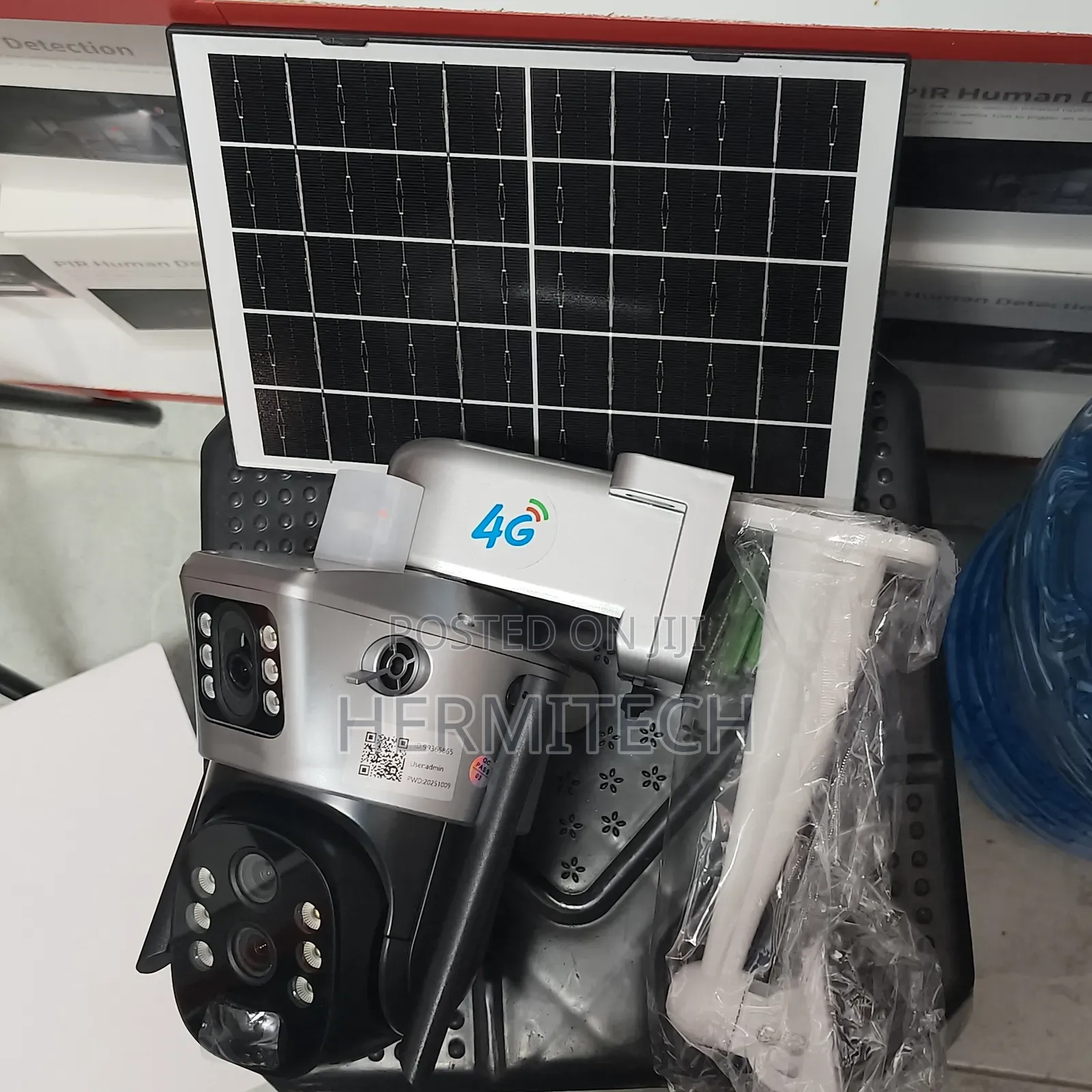 Dual Lens 4g Solar Powered CCTV Camera (10x Zoom)