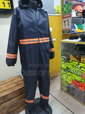 Darkblue Reflective Overall Waterproof Xl