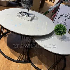 Luxury Marble Nesting Tables Set – Modern 2‐In‐1 Design