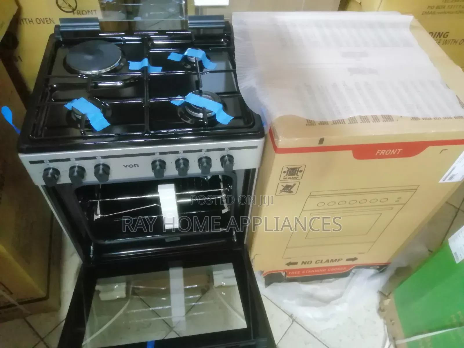 3g+1electric Plate Von Standing Cooker