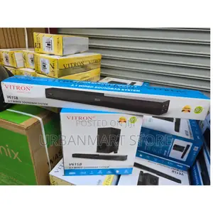 Vitron 1200w 2.1 Channel Wired Sound Bar V61sb With Deep Bass