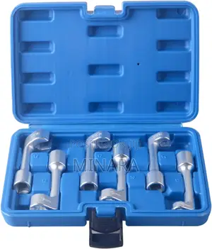 6 Pcs, 1/2" Drive, Diesel Injector Line Sockets Fuel Line Removal Tool