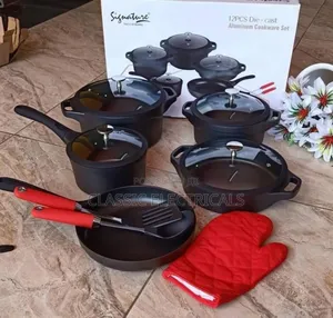 12 Pieces Signature Die Cast Nonstick Cookware Set