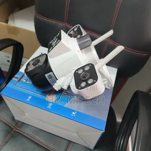 Electric PTZ Surveillance Security Camera Triple Lens CCTV Surveillan