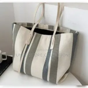 Elena Striped Tote Bag