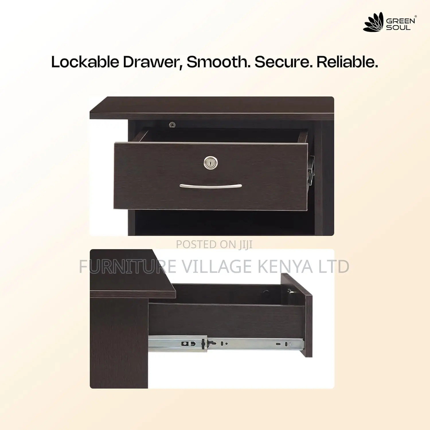 Study Desks: 120cm Home Office Computer Table | 03 Drawers