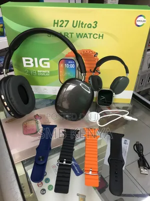 Gift Set H27 Ultra 3 Amoled Smart Watch