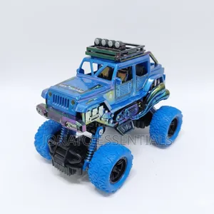 4wd Friction Powered Monster Truck - Alloy Body Jeep