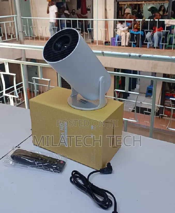 Smart Hy300 Projector With Built-in Apps, Wifi Bluetooth