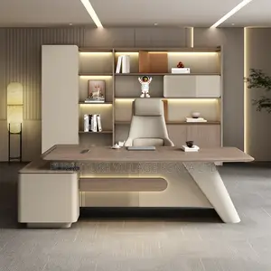 Executive Desks: 1800mm L-shaped Office Desk
