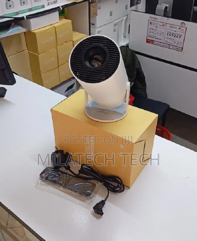 Hy300 Android Projector 180" Screen Size Bluetooth