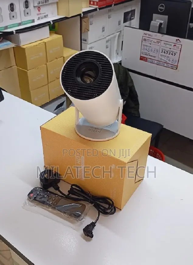 Hy300 Android Projector 180" Screen Size Bluetooth
