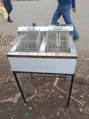 Stainless Steel Double Deep Fryer