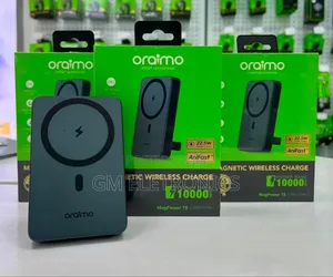 10000mah Wireless and Wired Magnetic Powerbank With Foldable Stand.
