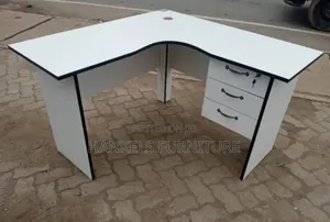 Modern L Shape Office Desk – Spacious Corner Workstation