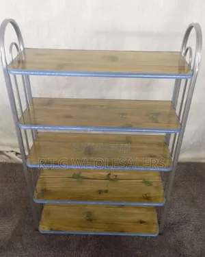 Premium 5‐Level Wooden Shoe Organizer – Imported Design