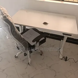 Home Office Electric Adjustable Table+Recliner